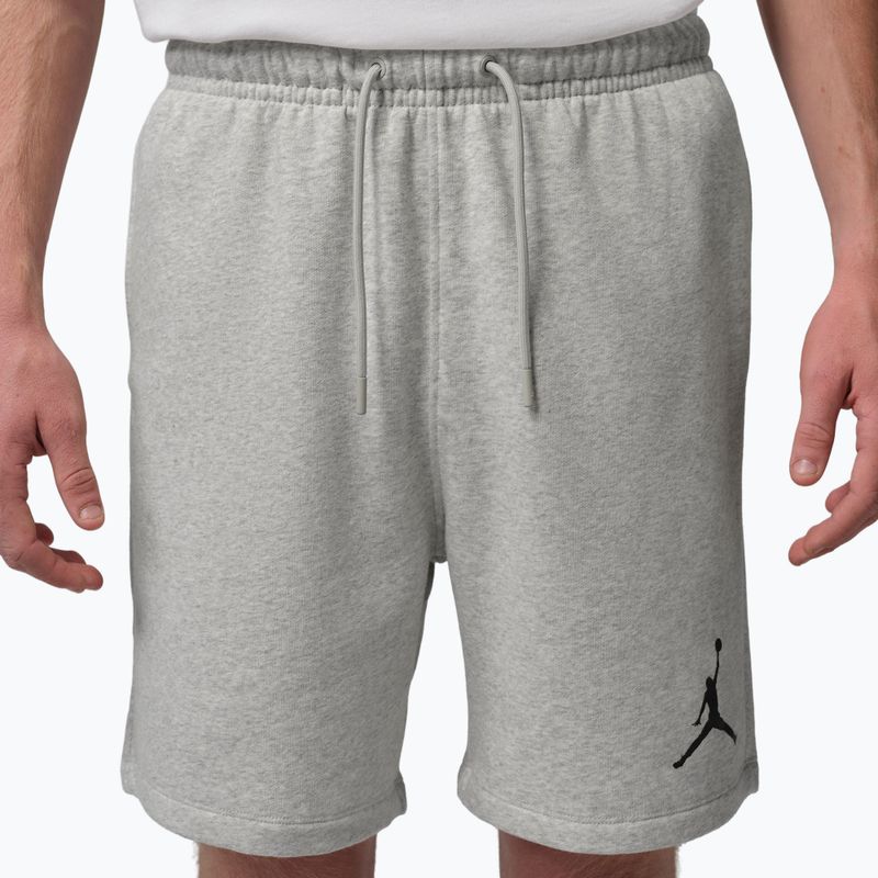 Herren-Shorts Nike Jordan Fleece grey heather/black 3