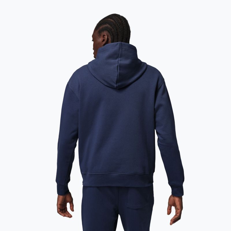 Herren Hoodie Nike Jordan Pullover Hoodie midnight navy/white 3