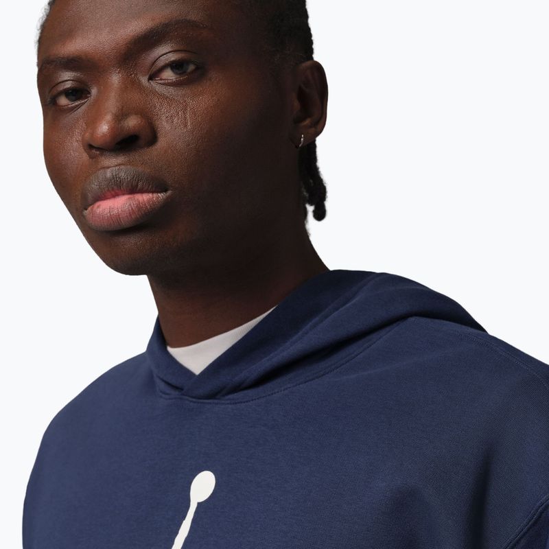 Herrenpullover Jordan Pullover Hoodie midnight navy/white 5