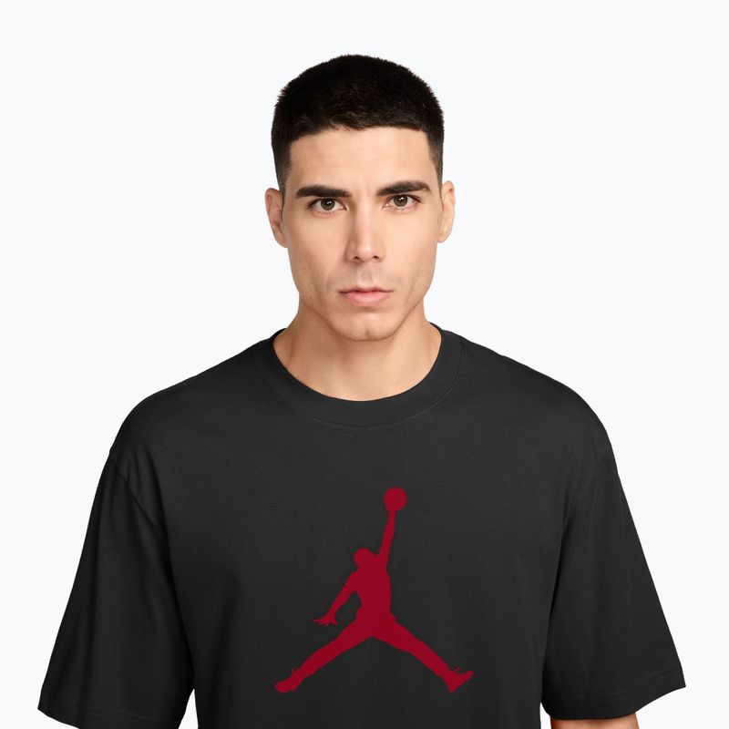 Herren T-Shirt Nike Jordan black/gym red 3