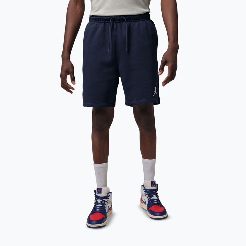 Herren-Shorts Jordan Fleece midnight navy/white