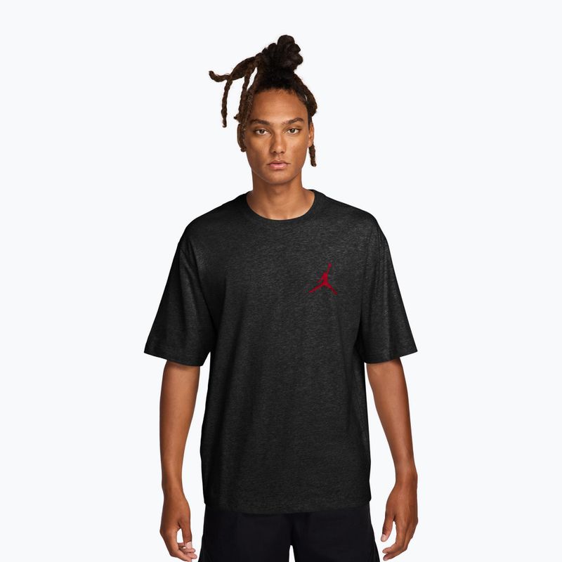 Herren T-Shirt Nike Jordan black/gym red