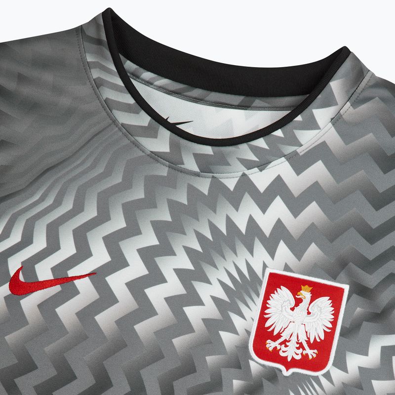 Herren-Fußballtrikot Nike Dri-Fit Poland Pre-Match 2026 pure platinum/cool grey 4