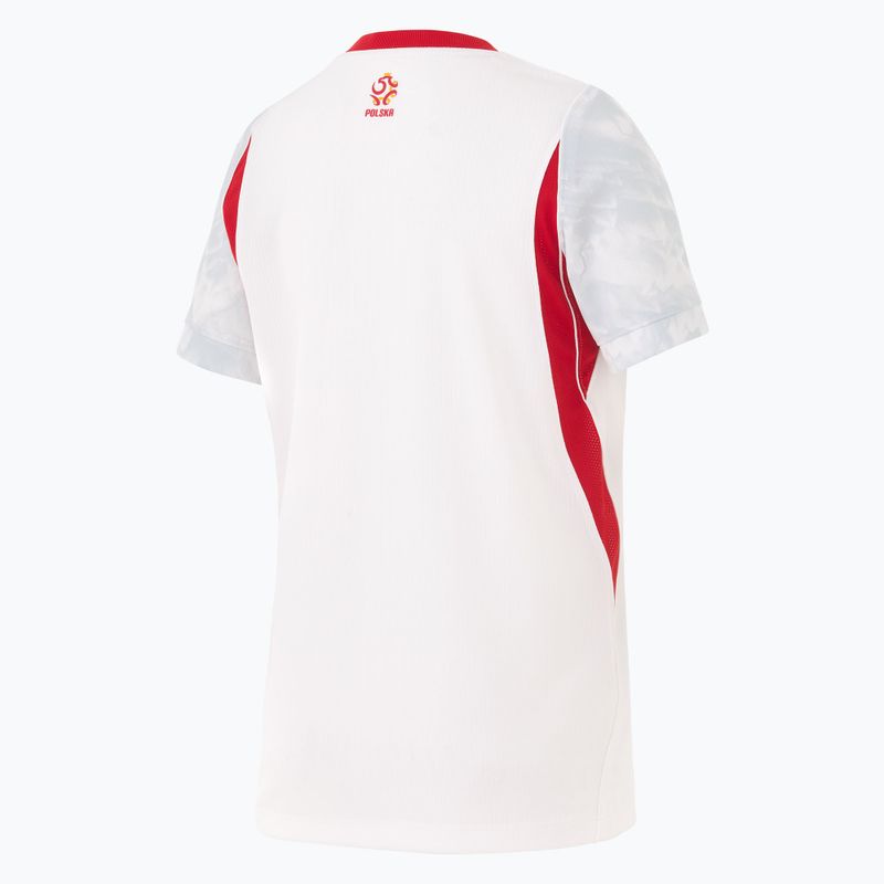 Kinder-Fußballtrikot Nike Dri-Fit Poland Stadium Home 2026 white/field silver 2