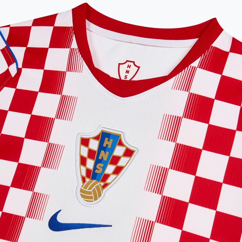 Herren-Fußballtrikot Nike Dri-Fit Croatia Stadium Home 2026 white/university red 4
