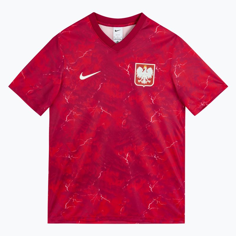 Herren-Fußballtrikot Nike Dri-Fit Poland Away 2026 noble red/sport red 3