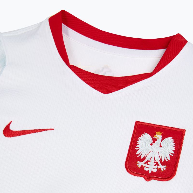 Kinder-Fußballset Nike Dri-Fit Poland Stadium Home Kit white/field silver 4