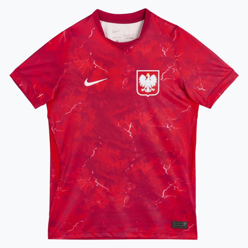 Kinder-Fußballtrikot Nike Dri-Fit Poland Stadium Away 2026 noble red/sport red 3