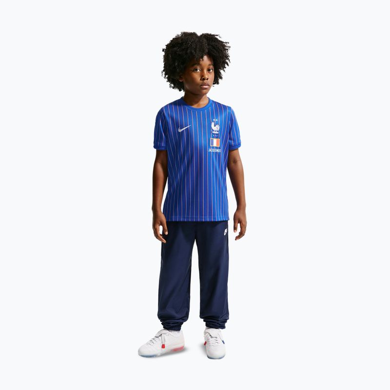 Kinder-Fußballtrikot Nike France Pre-Match game royal/university red/white 3