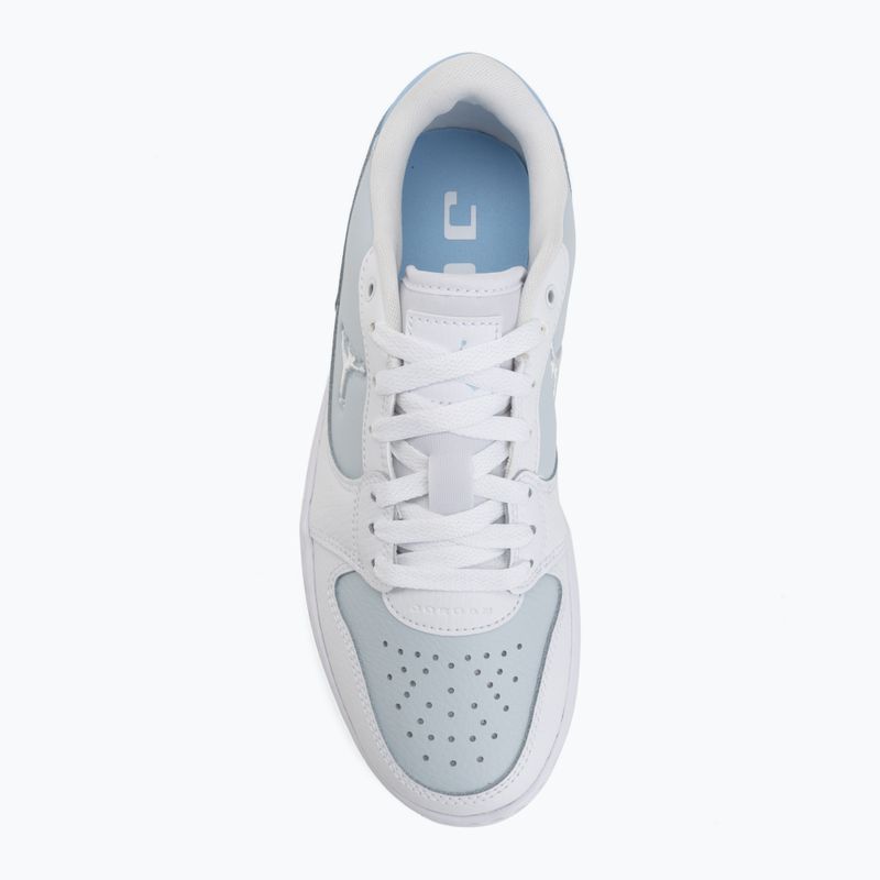 Damenschuhe  Jordan Court Connect Low white/aura/psychic blue 5