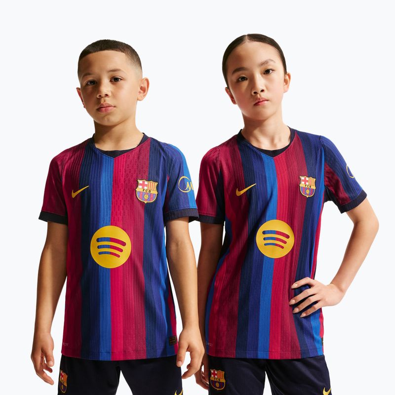 Kinder-Fußballtrikot Nike FC Barcelona Dri-Fit ADV Match deep garnet/blue void 4