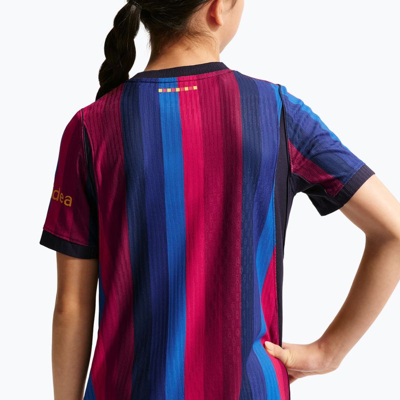 Kinder-Fußballtrikot Nike FC Barcelona Dri-Fit ADV Match deep garnet/blue void 9