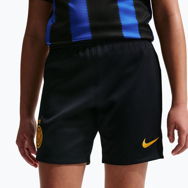 Kinder-Fußballshorts Nike Inter Milan Dri-Fit Stadium Home black/university gold 8