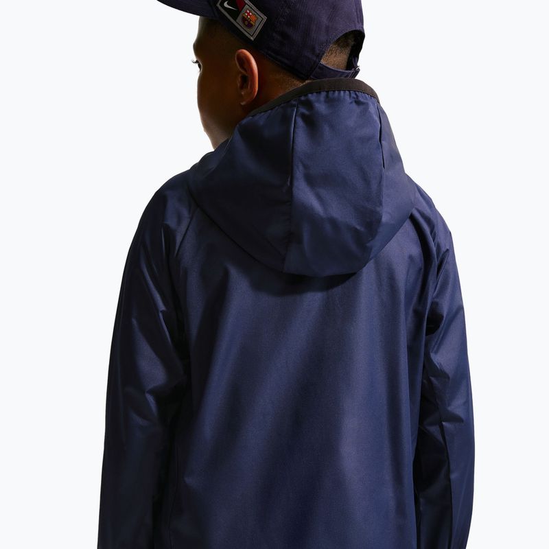 Kinder Fußballjacke Nike FC Barcelona Academy Pro blackened blue/black/mineral yellow 5