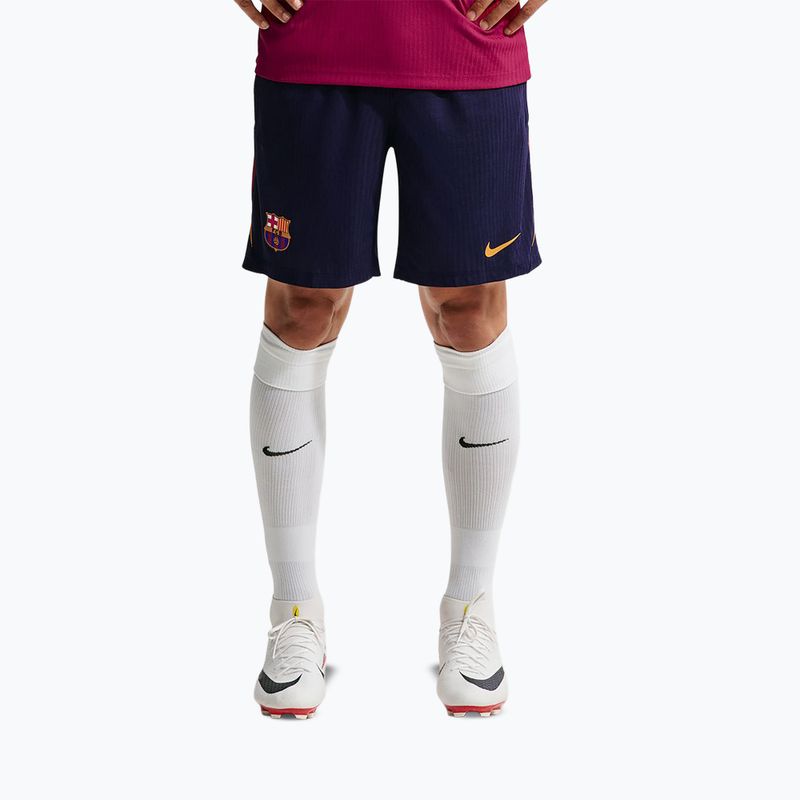 Kinder-Fußballshorts Nike FC Barcelona Dri-Fit ADV Strike Elite blackened blue/noble red/mineral yellow