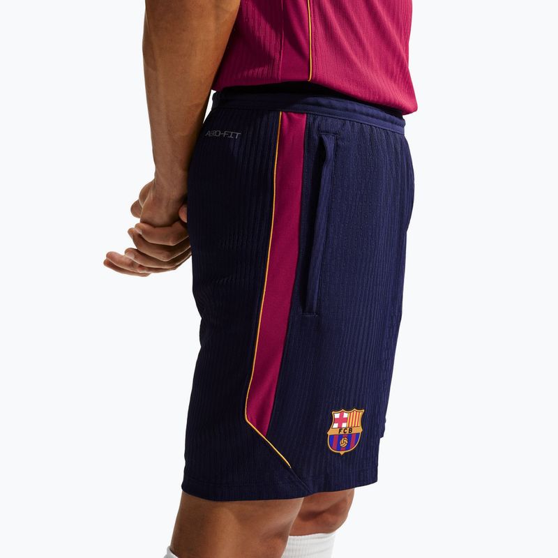 Kinder-Fußballshorts Nike FC Barcelona Dri-Fit ADV Strike Elite blackened blue/noble red/mineral yellow 6