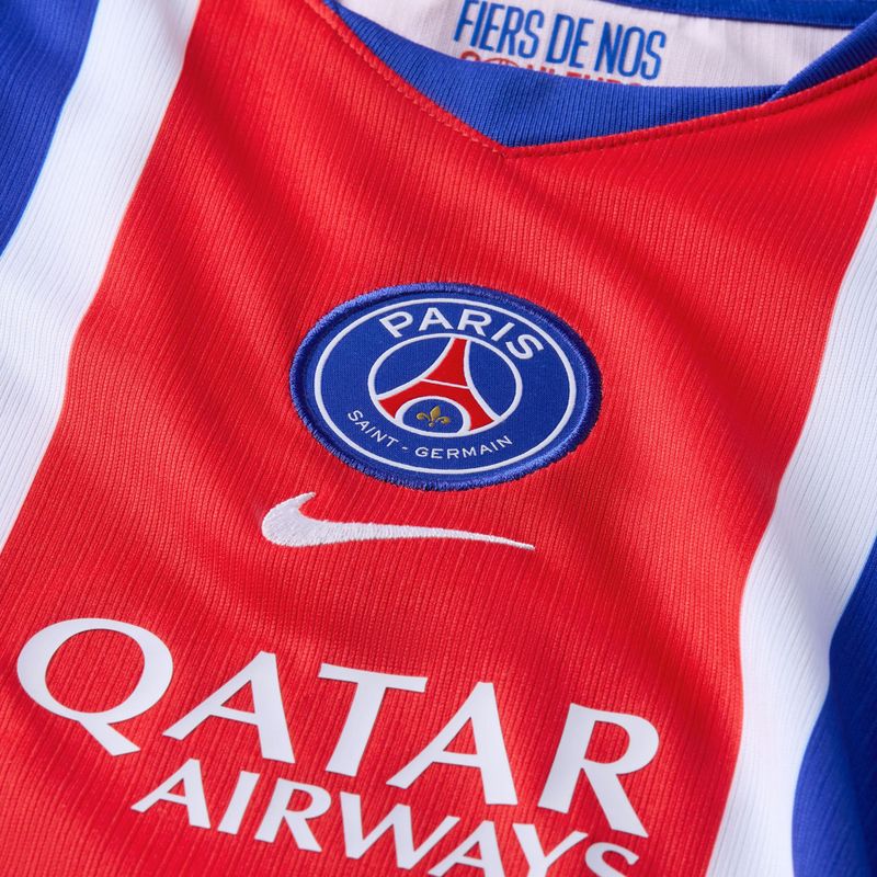 Kinder-Fußballtrikot Nike Paris Saint-Germain Dri-Fit Stadium Home old royal/white/university red/white 3