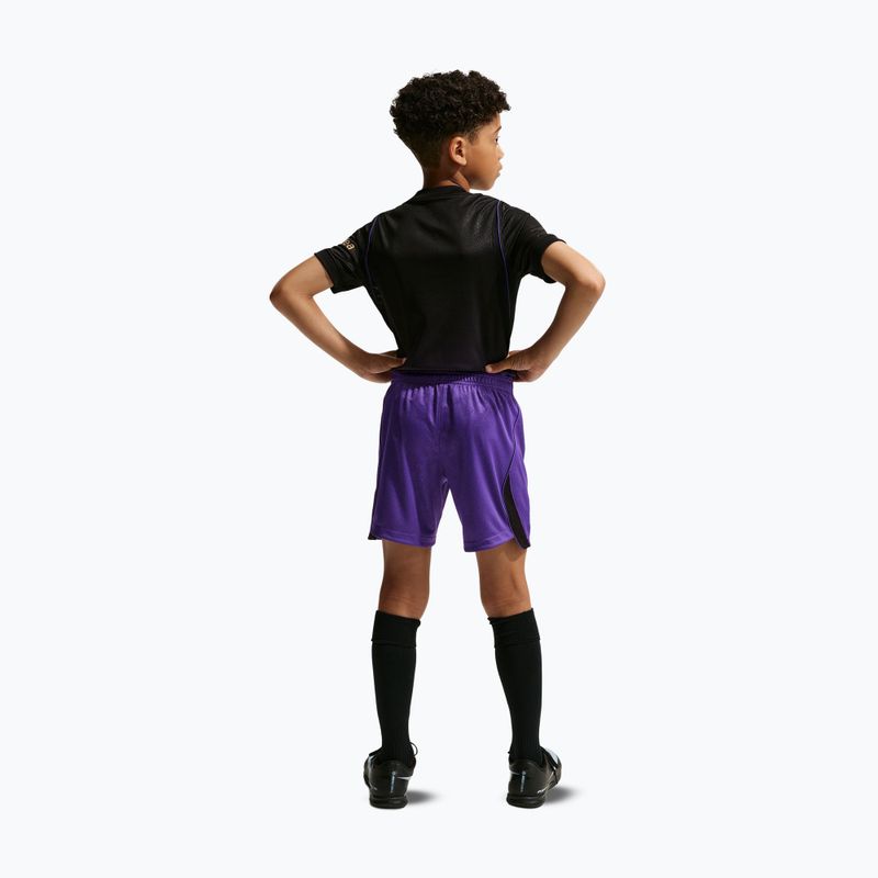 Kinder-Fußballshorts Nike FC Barcelona 2026/27 Stadium Away field purple/black/black 3