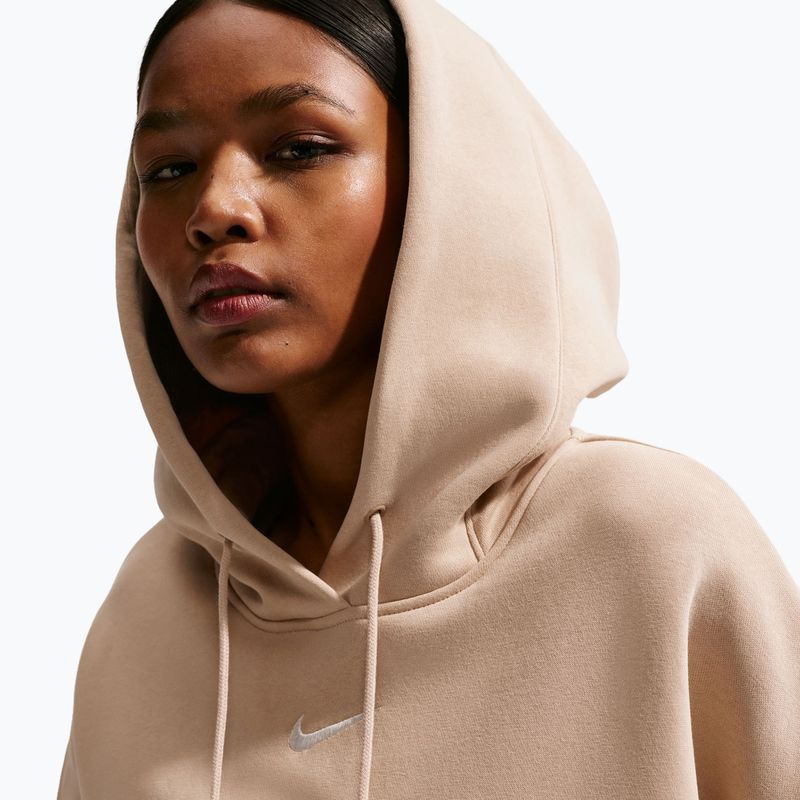 Damenpullover Nike Sportswear Phoenix Fleece Oversized linen/sail 5