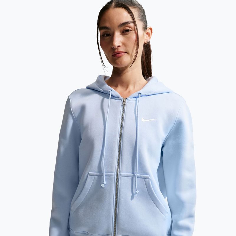 Damenpullover  Nike Sportswear Phoenix Fleece Full Zip hydrogen blue/sail 4