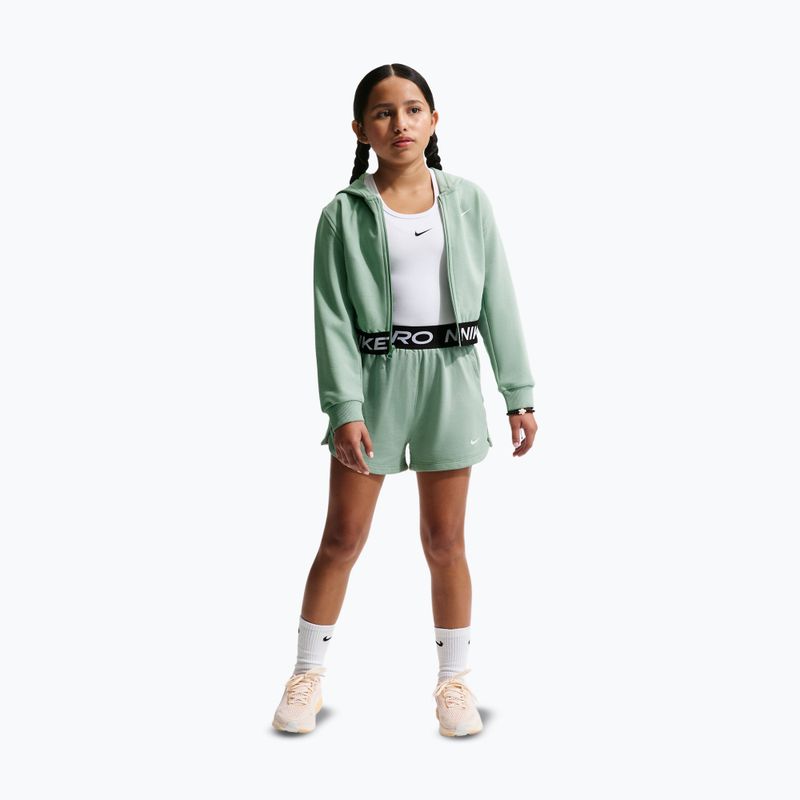 Nike Pro Fleece Kinder-Shorts Dri-Fit steam/steam/black/white 2