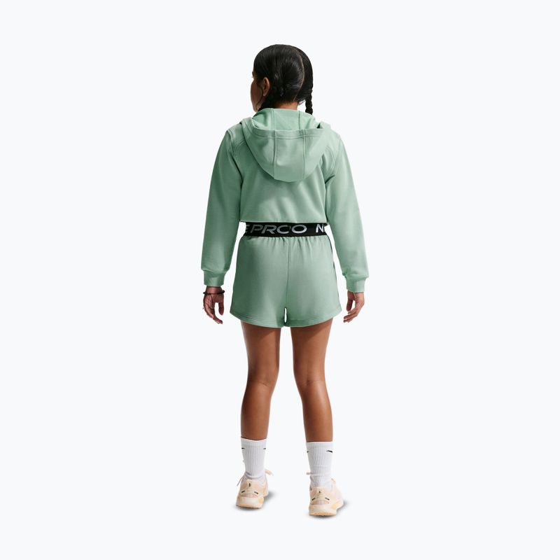 Nike Pro Fleece Kinder-Shorts Dri-Fit steam/steam/black/white 3