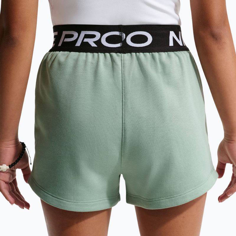 Nike Pro Fleece Kinder-Shorts Dri-Fit steam/steam/black/white 6