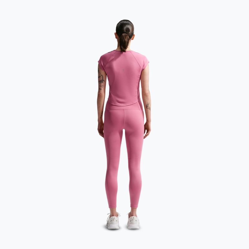Damen-Laufshirt Nike Swoosh Run Dri-Fit peony/photon dust/white 3