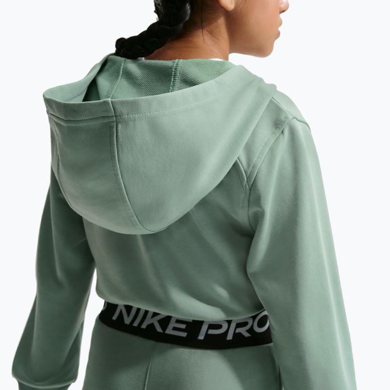 Kinder-Sweatshirt Nike Pro Fleece Dri-Fit Full-Zip steam/steam/black/white 5