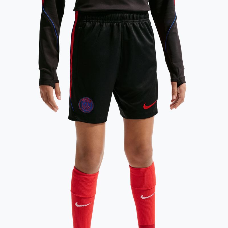 Kinder-Fußballshorts Nike Paris Saint-Germain Strike black/hyper royal/global red/global red 6