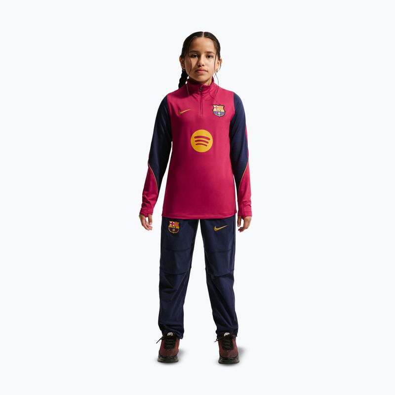 Kinder-Fußballtrikot Nike FC Barcelona Strike Dri-Fit Soccer Knit Drill Top 2