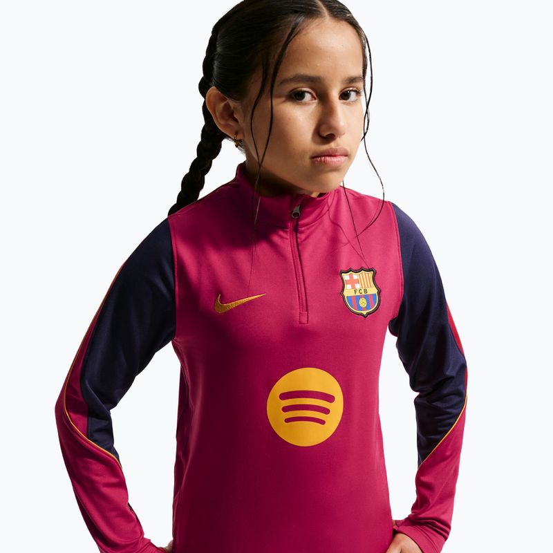 Kinder-Fußballtrikot Nike FC Barcelona Strike Dri-Fit Soccer Knit Drill Top 4