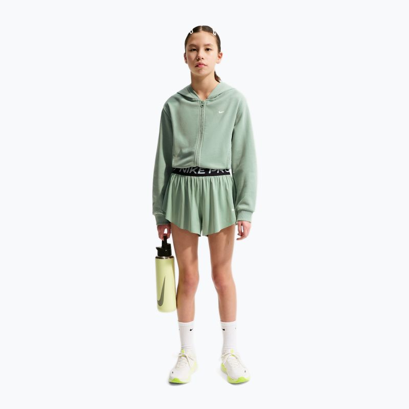 Kindershorts Nike Pro Dri-Fit 2in1 steam/black/white 2