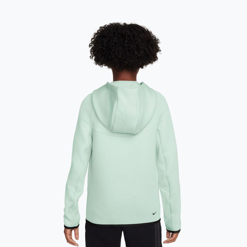 Kinder-Sweatshirt Nike Sportswear Tech Fleece Full Zip barely green/black/black 2
