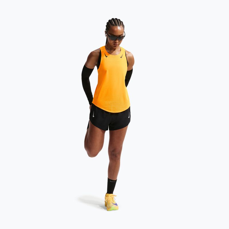 Damen-Laufshirt Nike AeroSwift Dri-Fit ADV Singlet laser orange/black 2