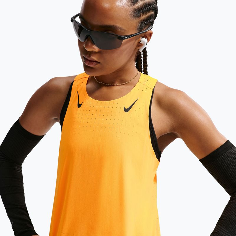 Damen-Laufshirt Nike AeroSwift Dri-Fit ADV Singlet laser orange/black 4