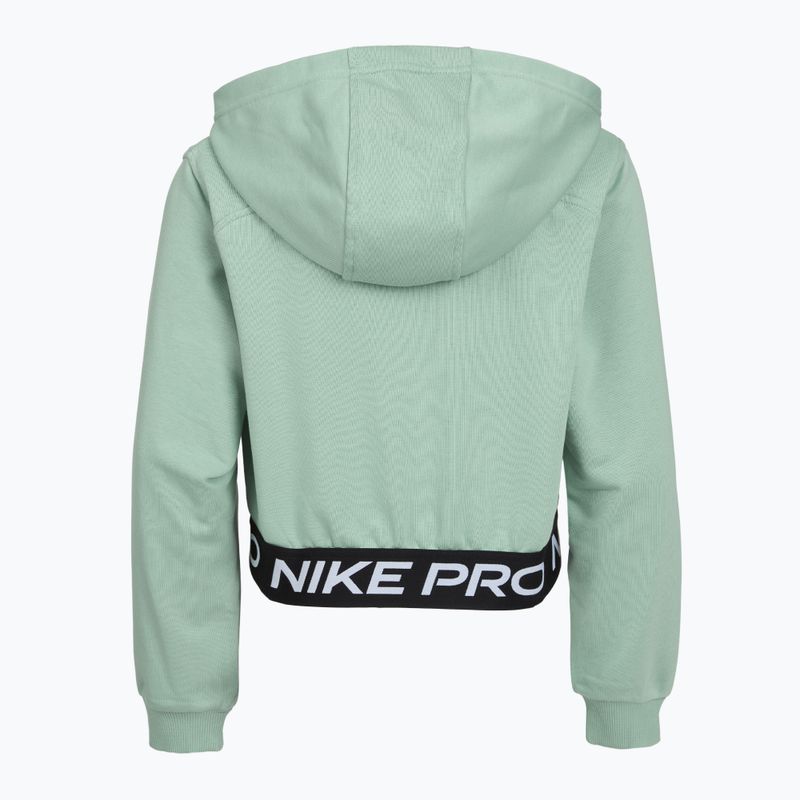 Kinder-Sweatshirt Nike Pro Fleece Dri-Fit Full-Zip steam/steam/black/white 7