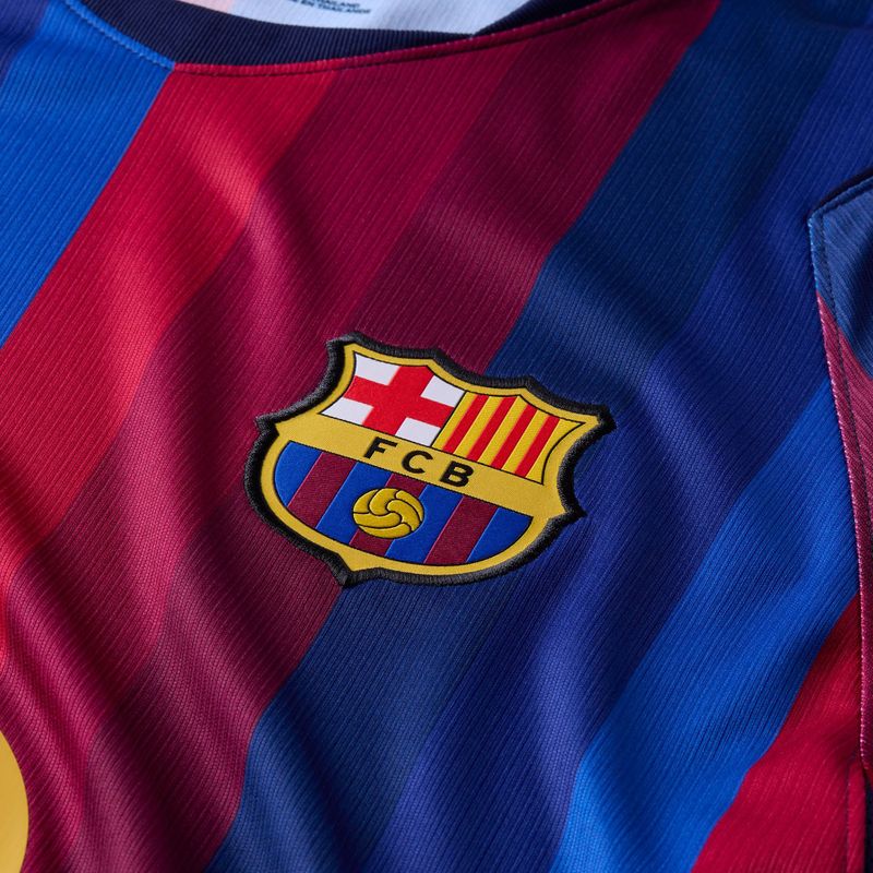 Herren-Fußballtrikot Nike FC Barcelona Dri-Fit Stadium Home deep garnet/blue void/mineral yellow 9