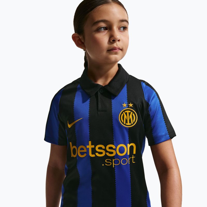 Kinder-Fußballtrikot Nike Inter Milan Dri-Fit Stadium Home lyon blue/black/university gold 7