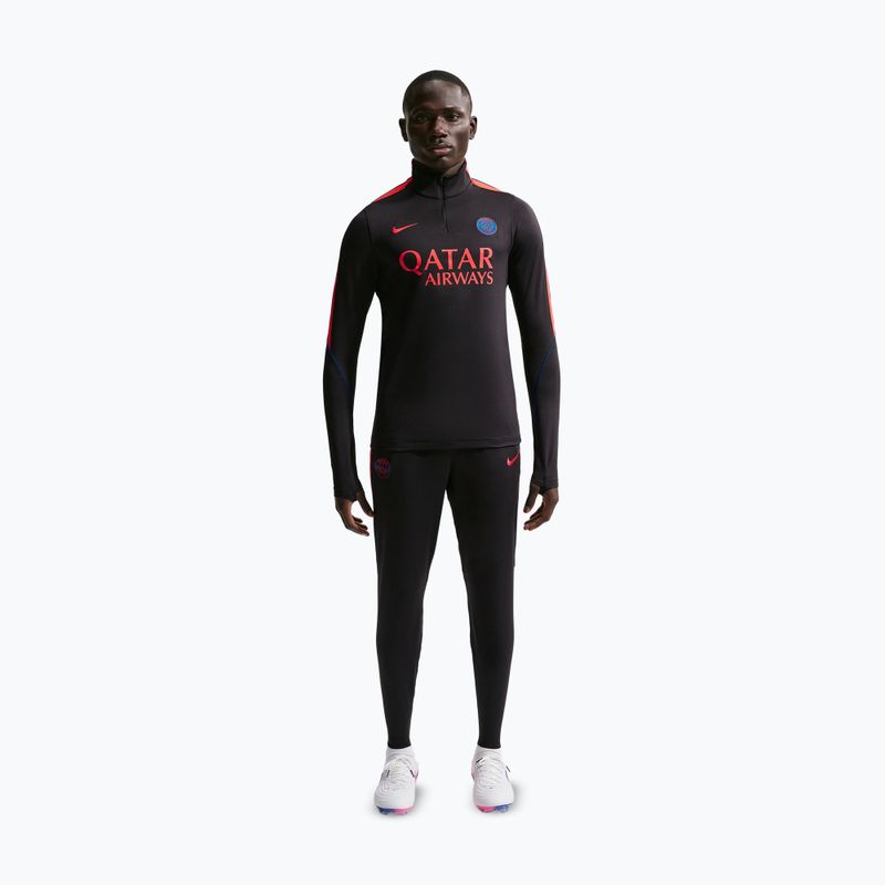 Herren-Fußballtrikot Nike Paris Saint-Germain Strike Dri-Fit Soccer Knit Drill Top black/global red/global red 2