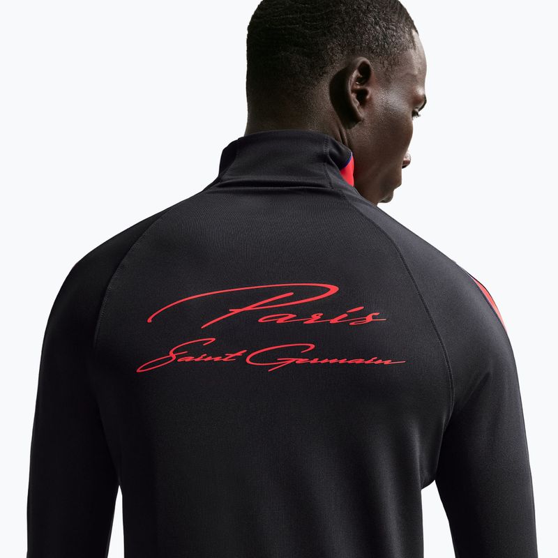 Herren-Fußballtrikot Nike Paris Saint-Germain Strike Dri-Fit Soccer Knit Drill Top black/global red/global red 5