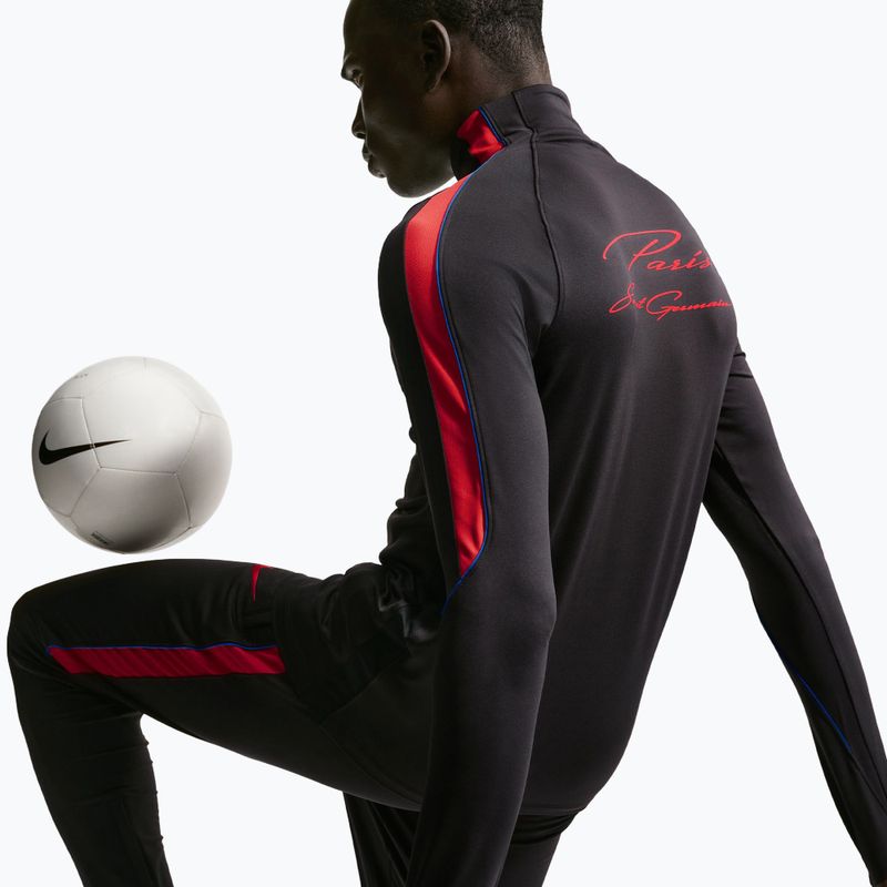 Herren-Fußballtrikot Nike Paris Saint-Germain Strike Dri-Fit Soccer Knit Drill Top black/global red/global red 6