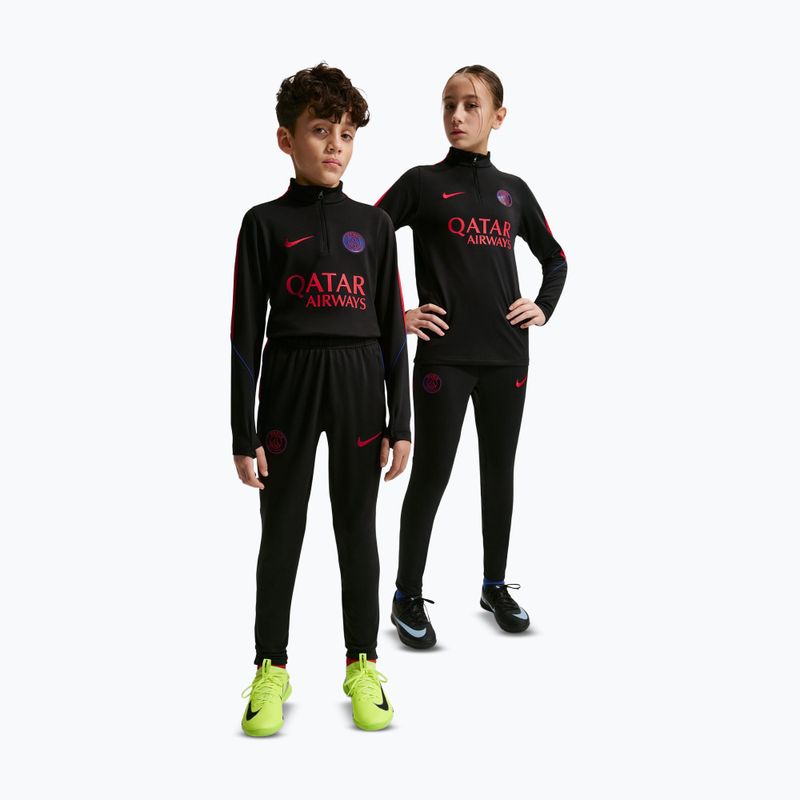 Kinder-Fußballhose Nike Paris Saint-Germain Strike Dri-Fit black/global red/global red 2