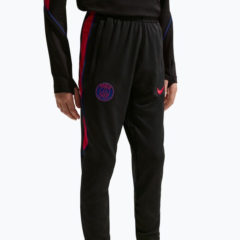 Kinder-Fußballhose Nike Paris Saint-Germain Strike Dri-Fit black/global red/global red 7