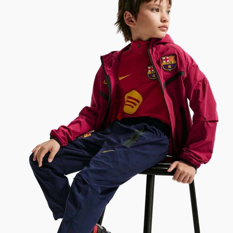 Kinder-Fußballhose Nike FC Barcelona Tech Woven blackened blue/black/mineral yellow 6