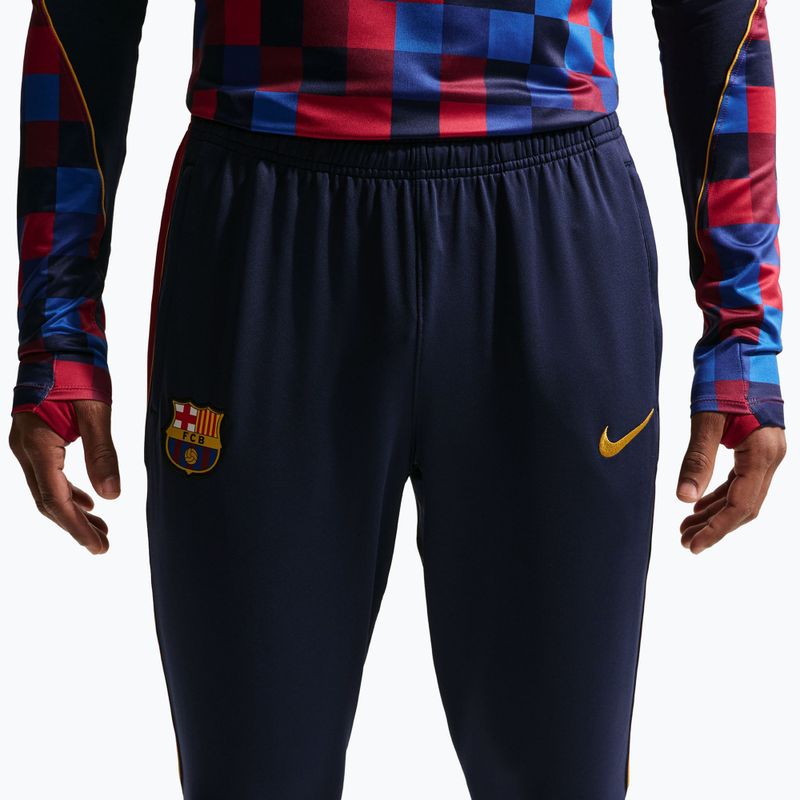 Herren-Fußballhose Nike FC Barcelona Strike Dri-Fit blackened blue/noble red/yellow 6