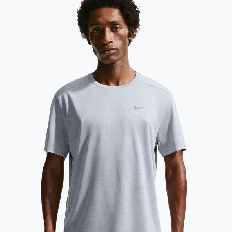 Herren-Laufshirt Nike Miler Dri-Fit UV grey fog/particle grey 4