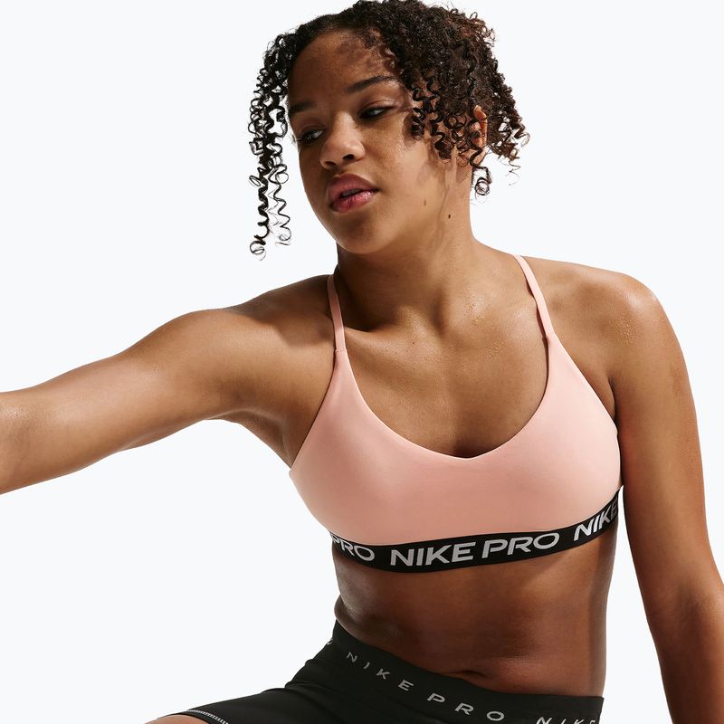 Mädchen-BH Nike Pro Indy arctic orange/schwarz/weiß 5