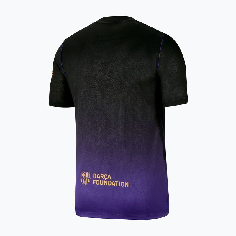 Herren-Fußballtrikot Nike FC Barcelona 2026/27 Stadium Away field purple/field purple/metallic gold 8
