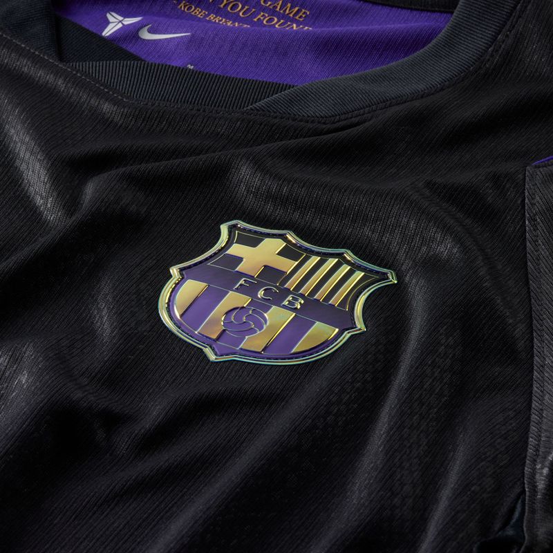 Herren-Fußballtrikot Nike FC Barcelona 2026/27 Stadium Away field purple/field purple/metallic gold 9